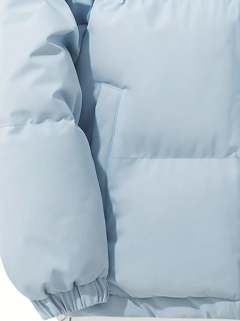 Dame Padded Coat med hætte – quiltet vinterjakke