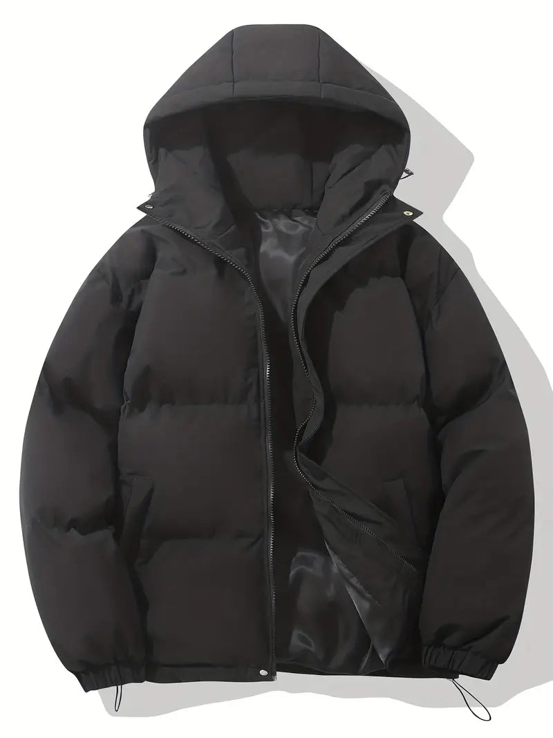 Dame Padded Coat med hætte – quiltet vinterjakke
