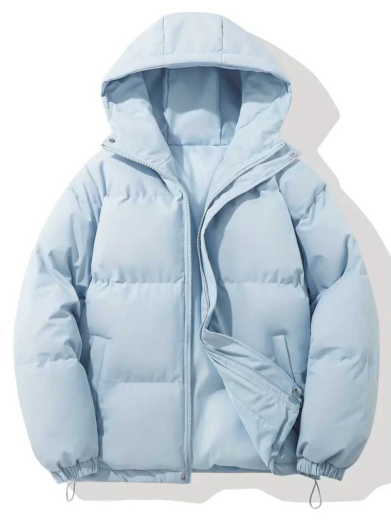 Dame Padded Coat med hætte – quiltet vinterjakke