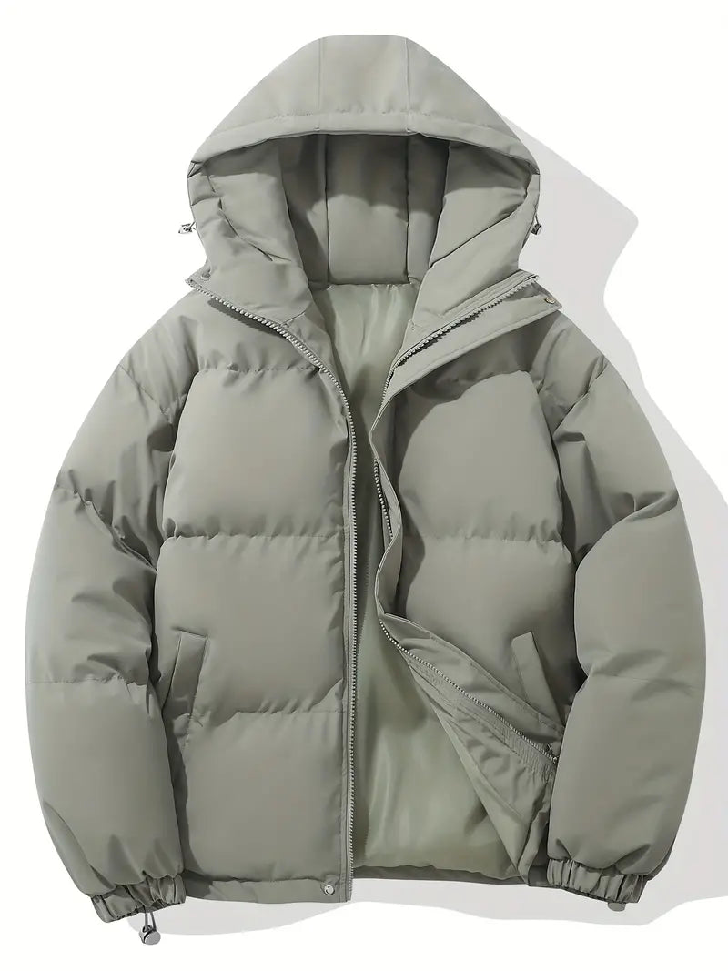 Dame Padded Coat med hætte – quiltet vinterjakke