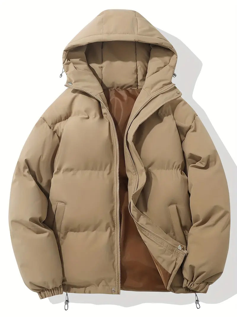 Dame Padded Coat med hætte – quiltet vinterjakke