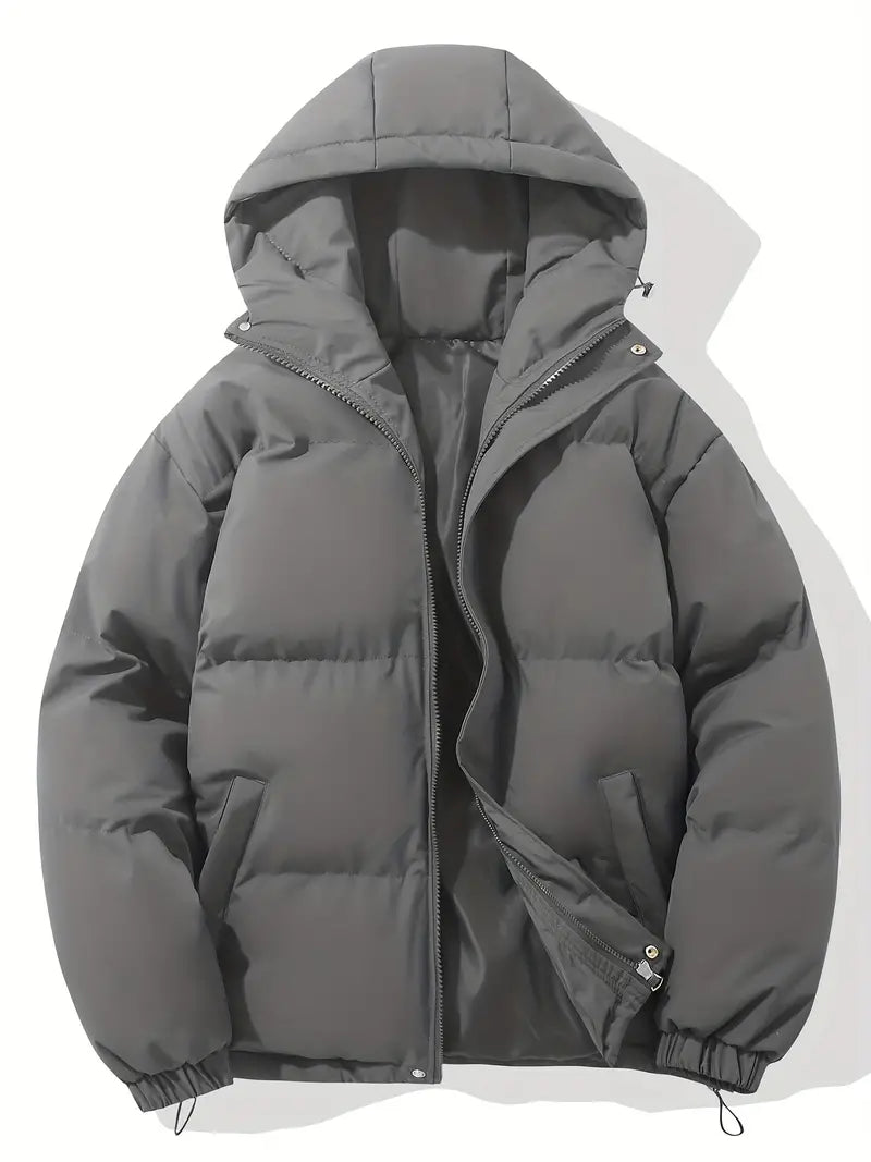 Dame Padded Coat med hætte – quiltet vinterjakke