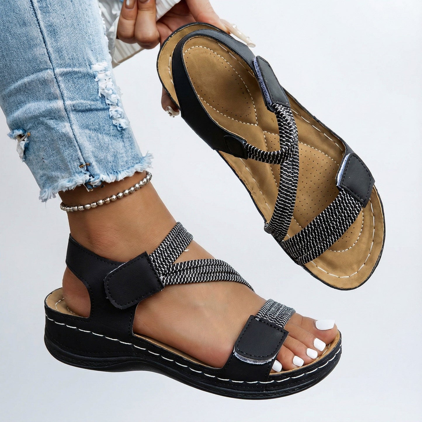 Luna | Eleganta och Stötdämpande Sommarsandaler