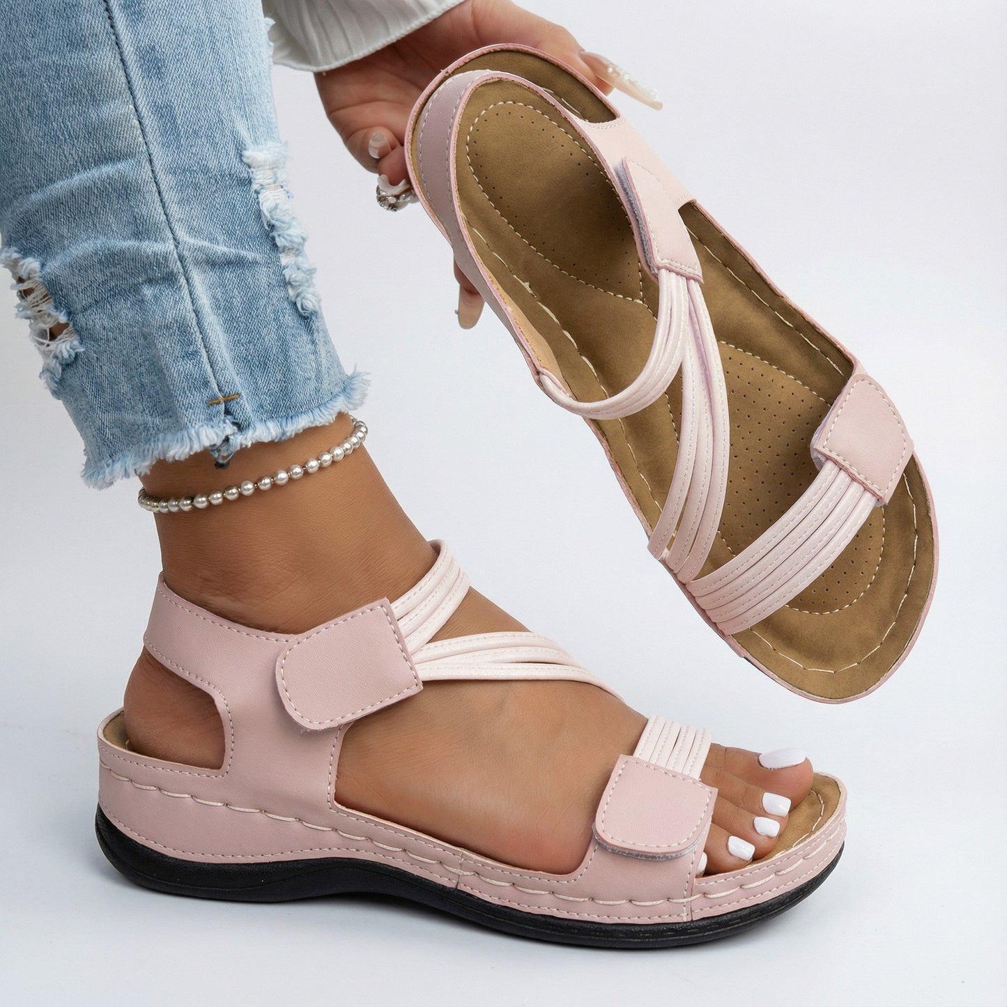 Luna | Eleganta och Stötdämpande Sommarsandaler