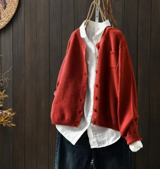 Mira | Chic Oversize Cardigan för Svala Dagar