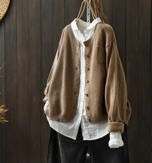 Mira | Chic Oversize Cardigan för Svala Dagar