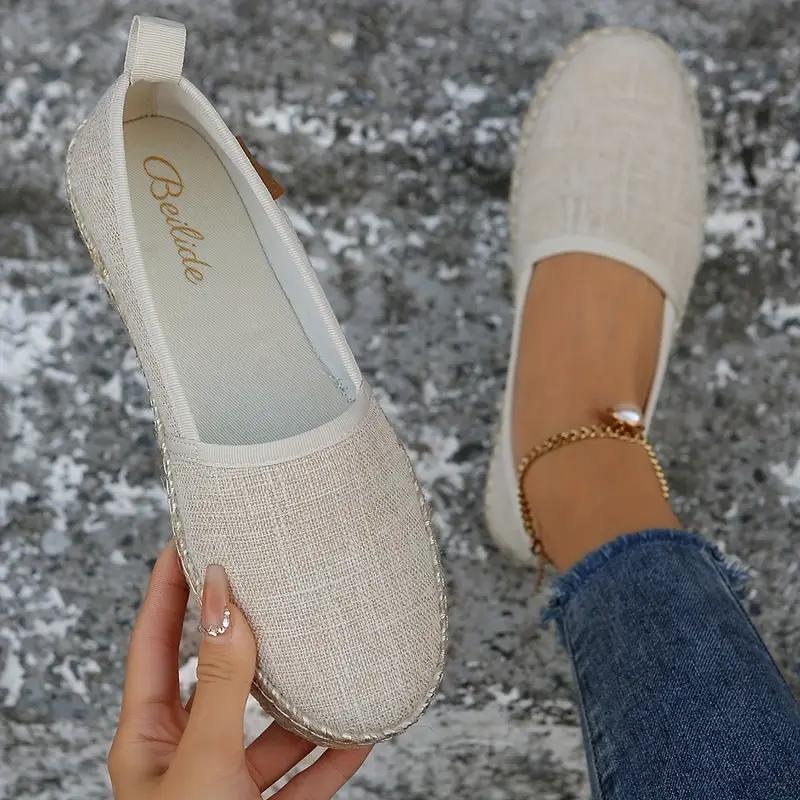 Sommarskor med Glans | Stilren Slip-On för Damer