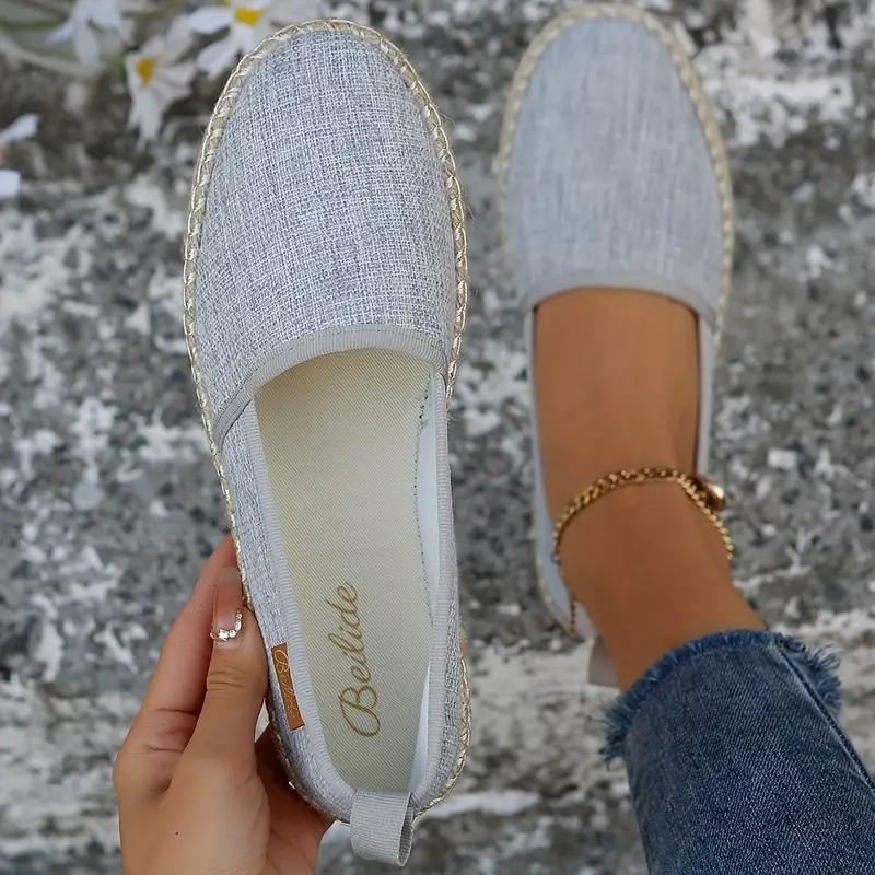 Sommarskor med Glans | Stilren Slip-On för Damer