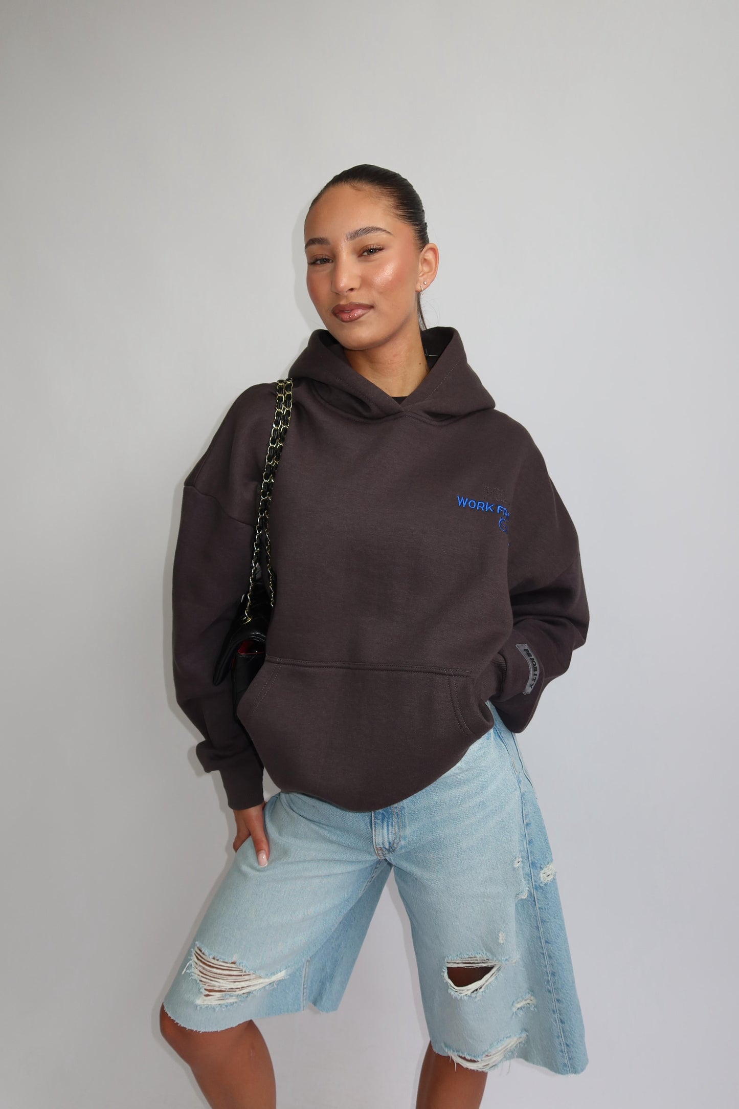 Lyxig oversized hoodie med stilren design