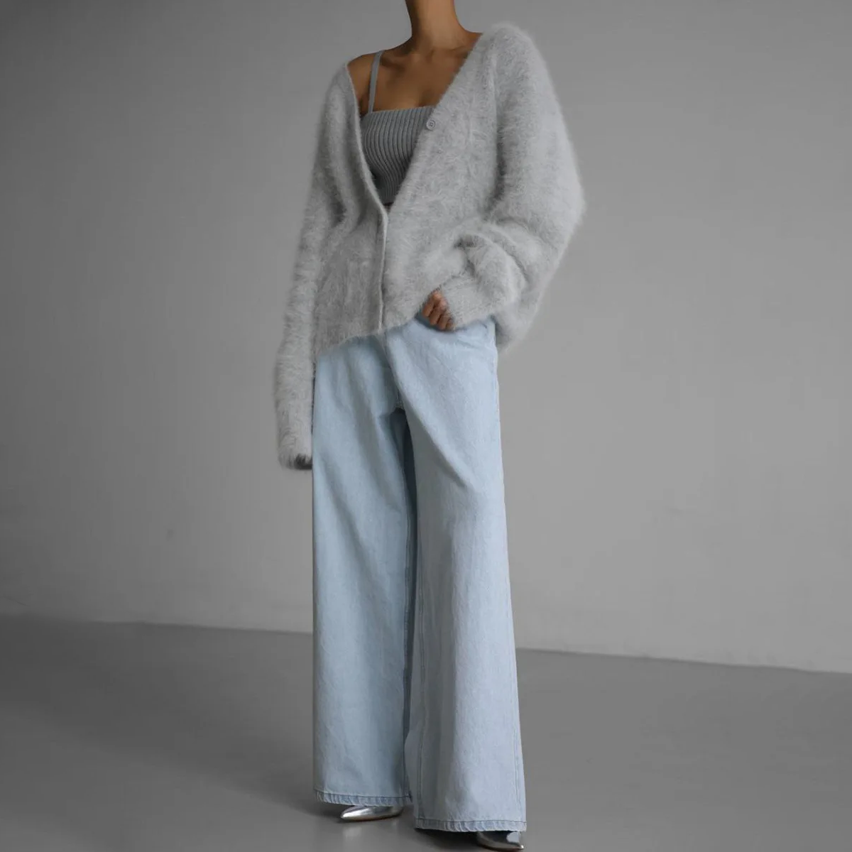 LuxeLayer | Elegant Cardigan för en Sofistikerad Look