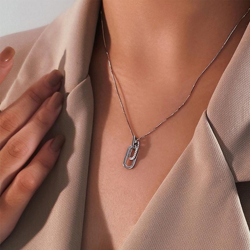 Eternity | Elegant Dubbelring-Halsband