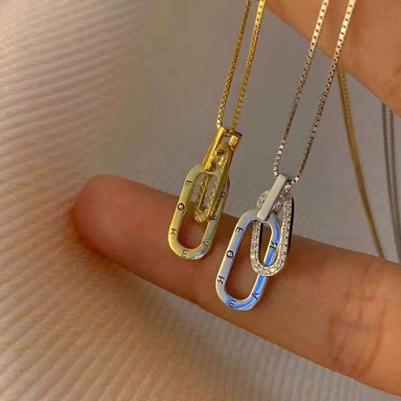 Eternity | Elegant Dubbelring-Halsband