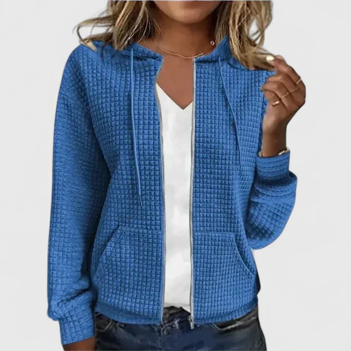 LuxeLoom | Stilren och mjuk cardigan med elegant drapering