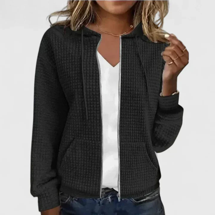 LuxeLoom | Stilren och mjuk cardigan med elegant drapering