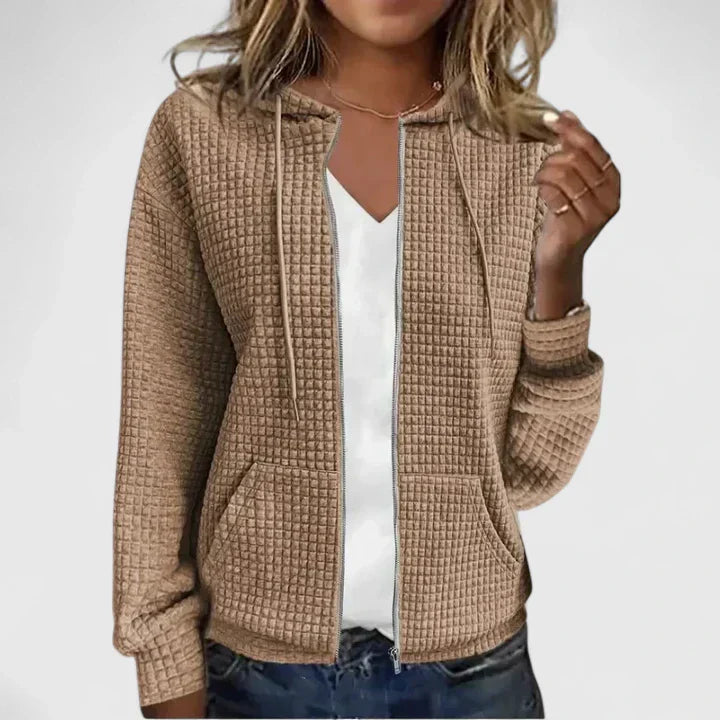 LuxeLoom | Stilren och mjuk cardigan med elegant drapering