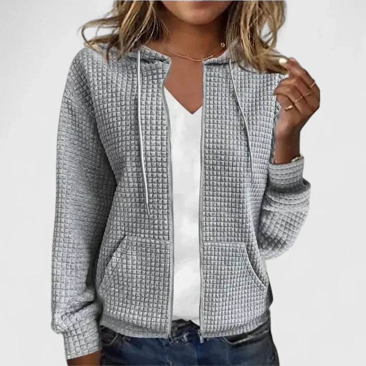 LuxeLoom | Stilren och mjuk cardigan med elegant drapering