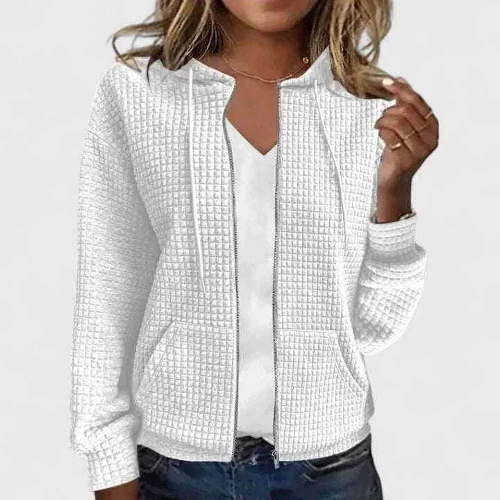LuxeLoom | Stilren och mjuk cardigan med elegant drapering
