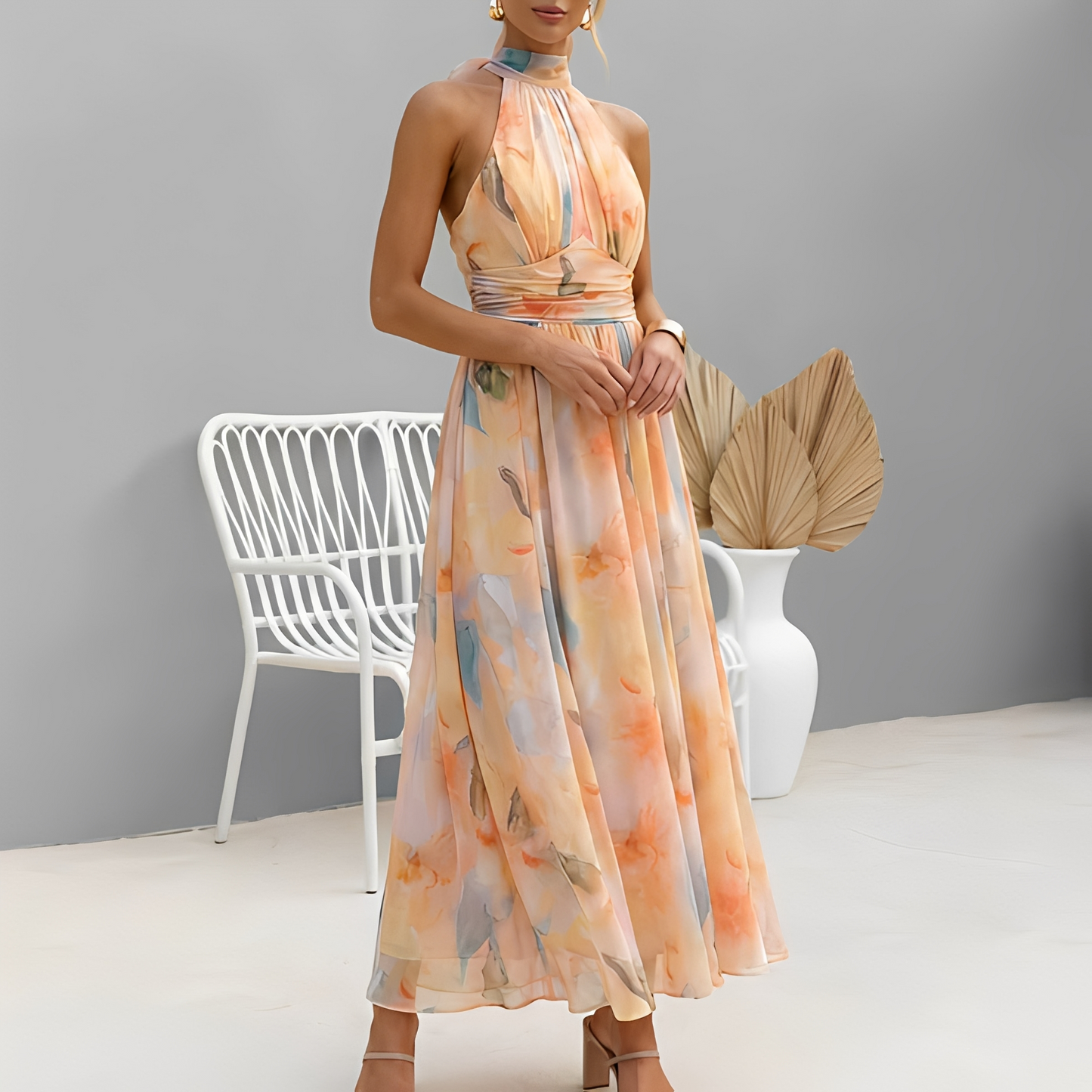 Eleganta Chiffonklänningen för en Strålande Look