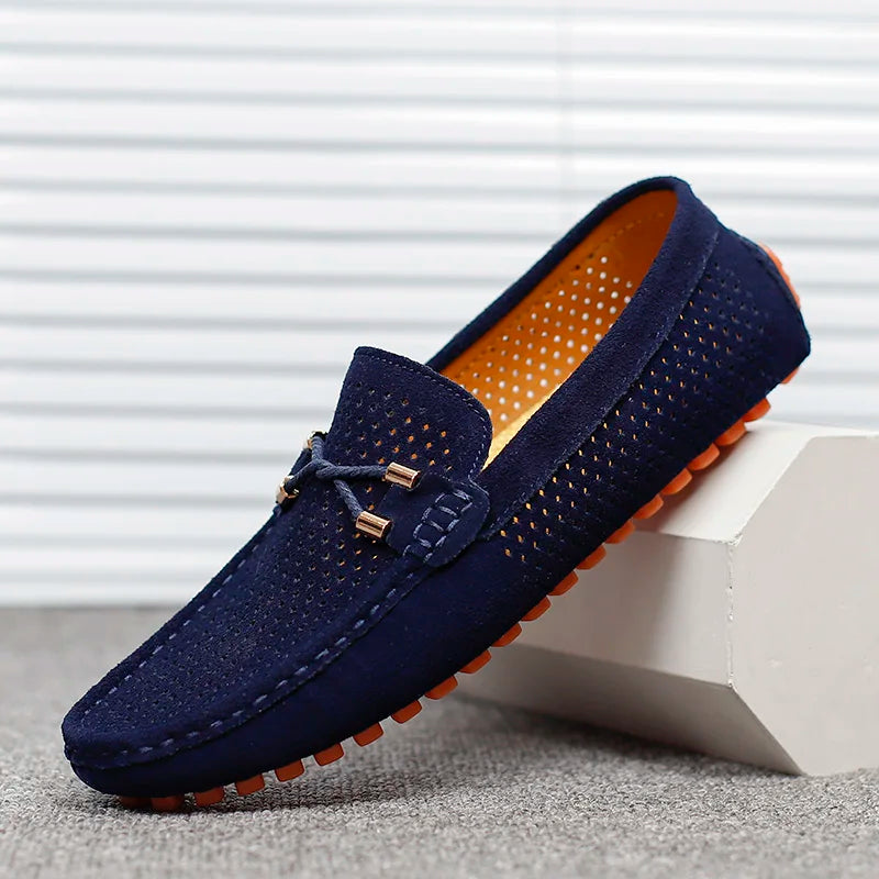 Noble | Fina perforerade läderloafers för stil och komfort