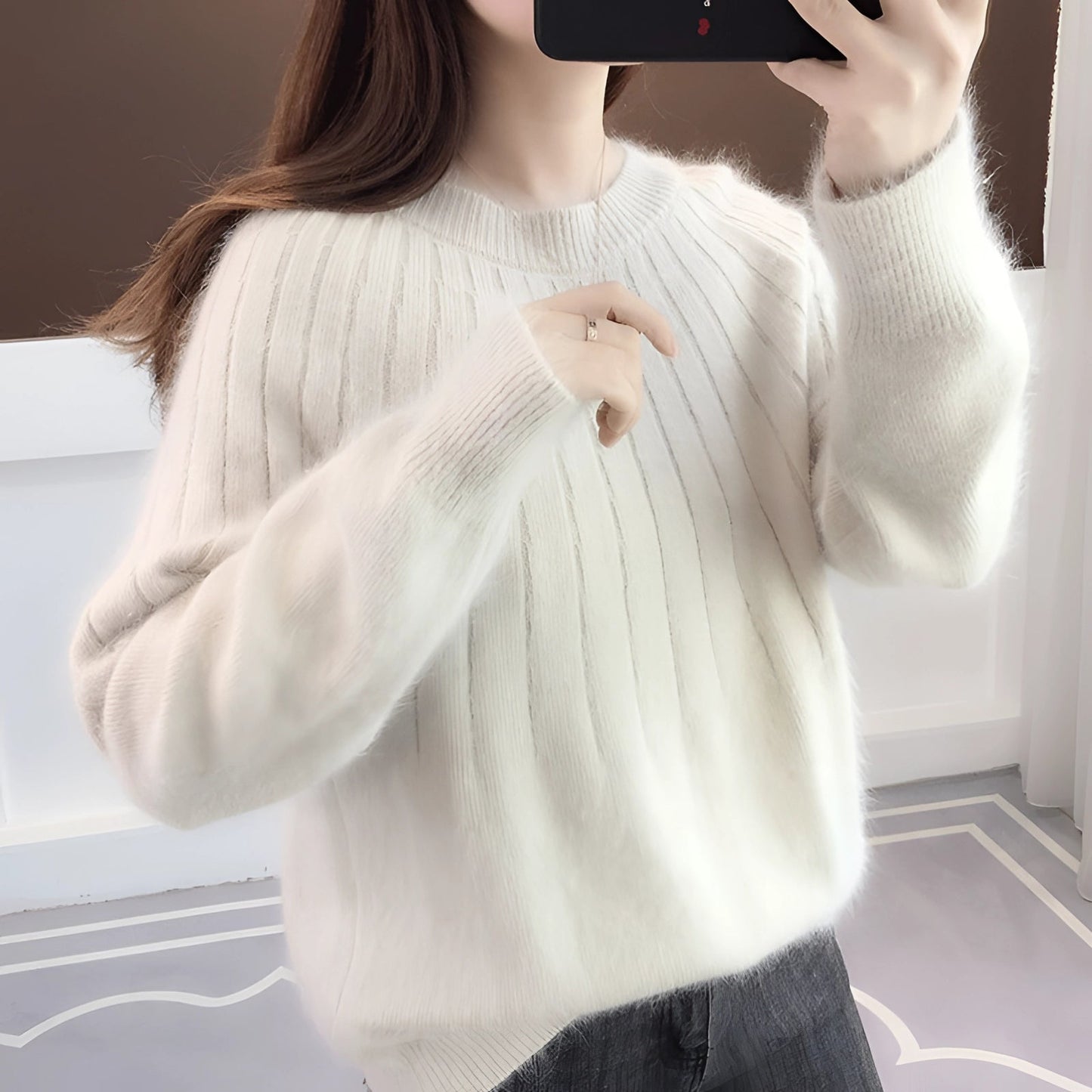 Astrid | Elegant och Värmande Oversized Tröja