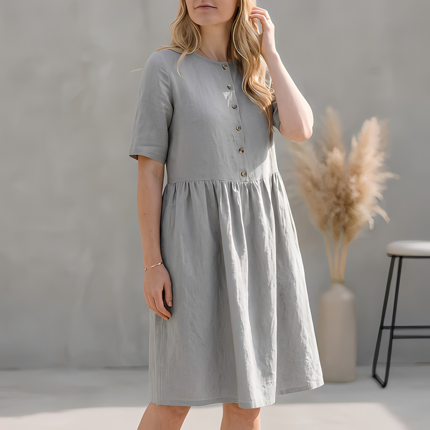 Sivana - Elegant och luftigt sommarklänning för kvinnor