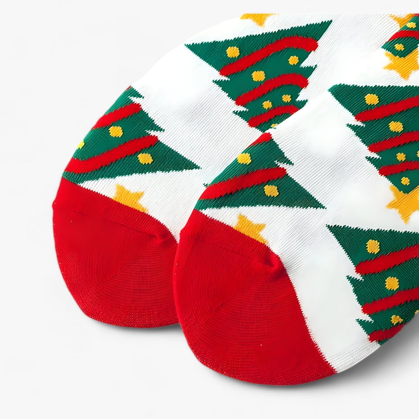 Varme Vintersokker med Sjove Julemønstre til Piger