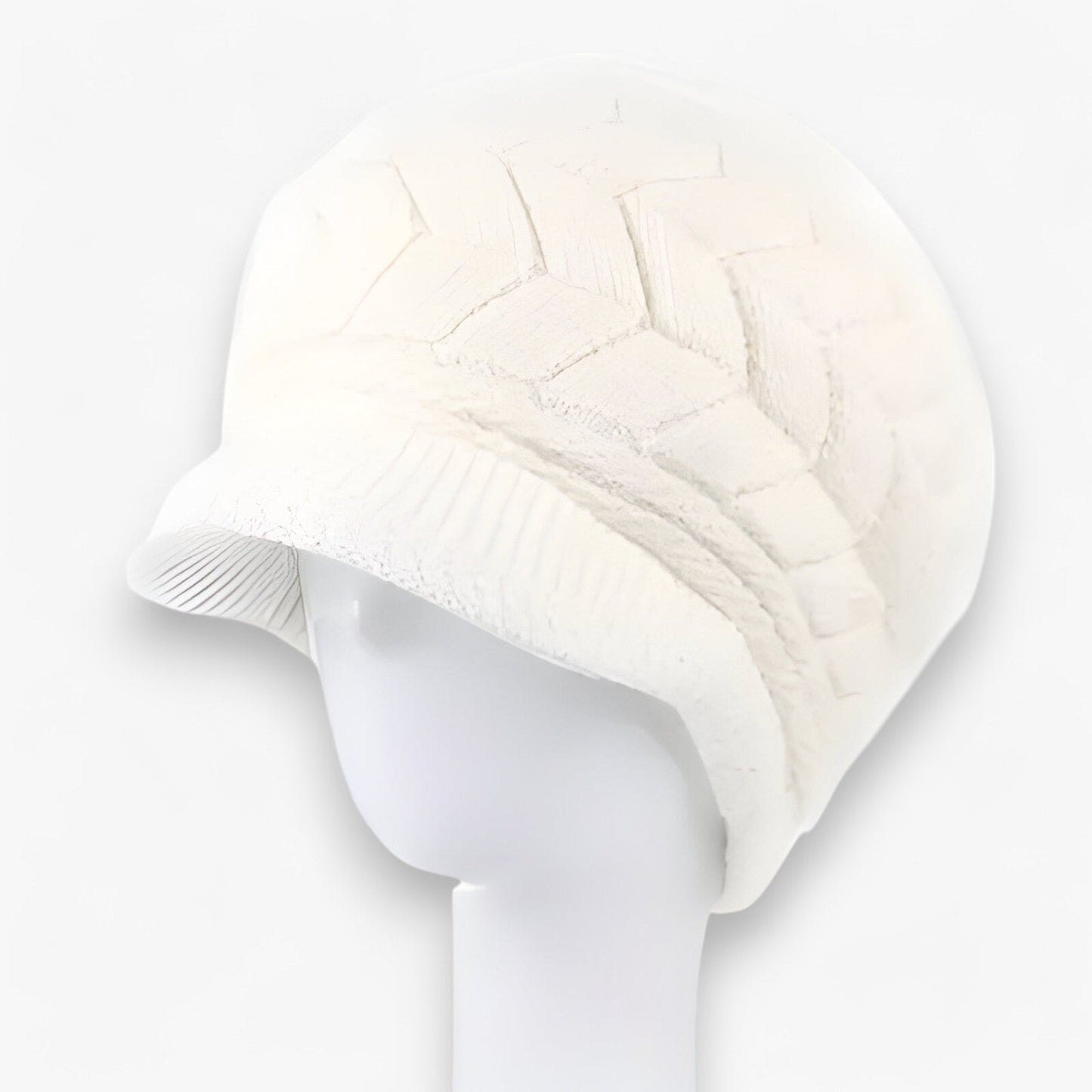 Varm Strikket Hue med Faux Pels – Komfort og Stil til Vinter