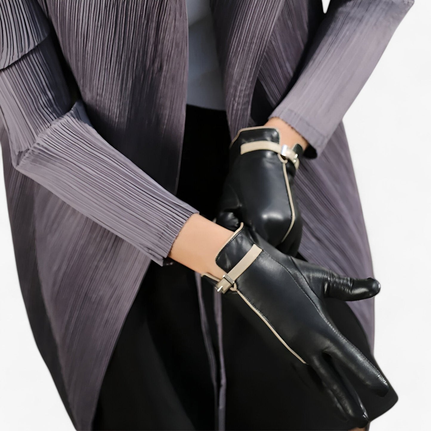 Eksklusive Læderhandsker til Kvinder - Varme & Touchscreen-Venlige