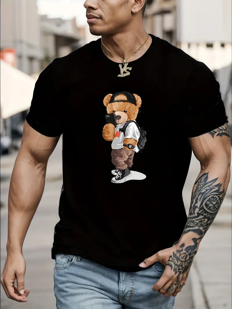 Bjørnevenlig T-Shirt til Dit Uformelle Look