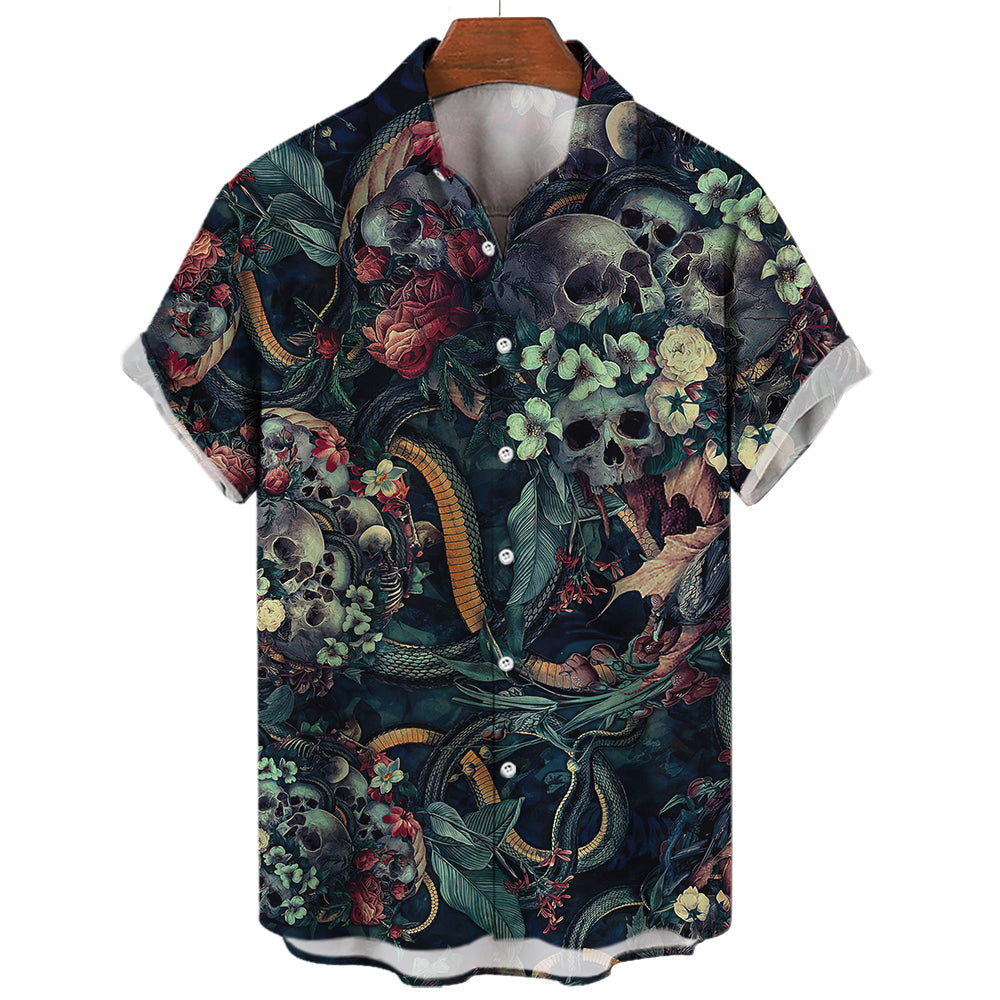 Tropisk Dødningehoved T-Shirt