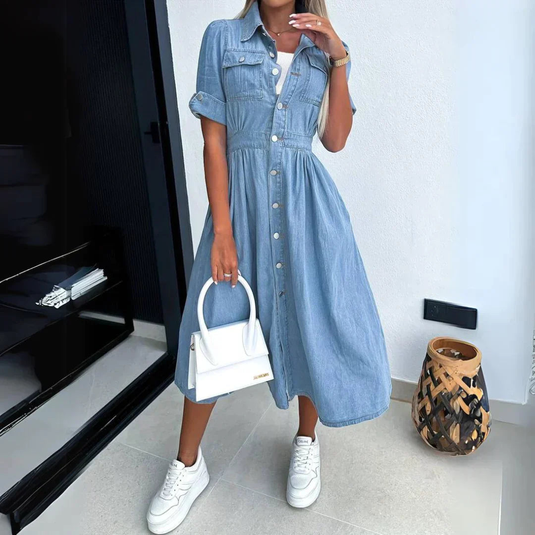 Cielo - Elegant Denimklänning