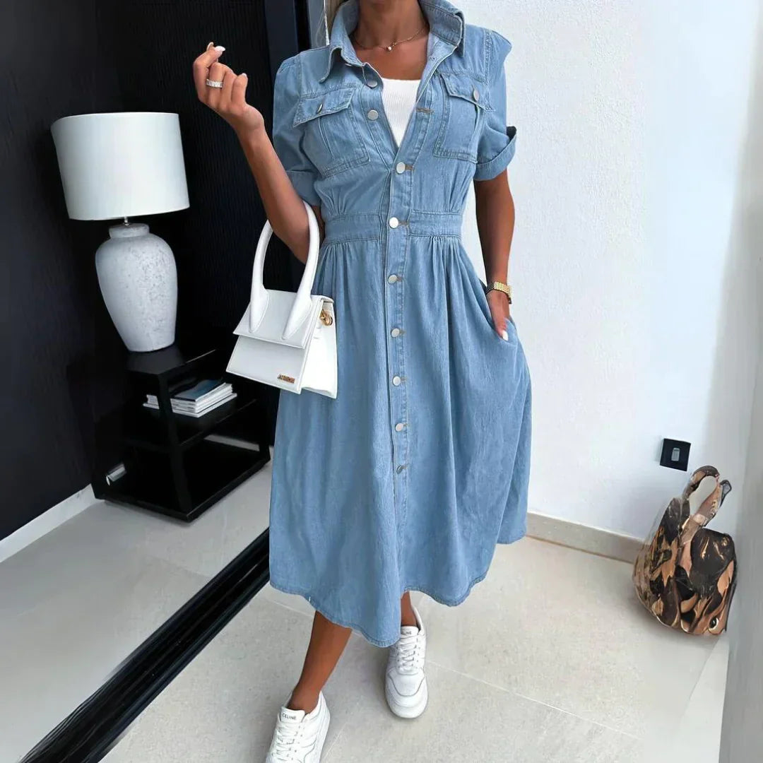 Cielo - Elegant Denimklänning
