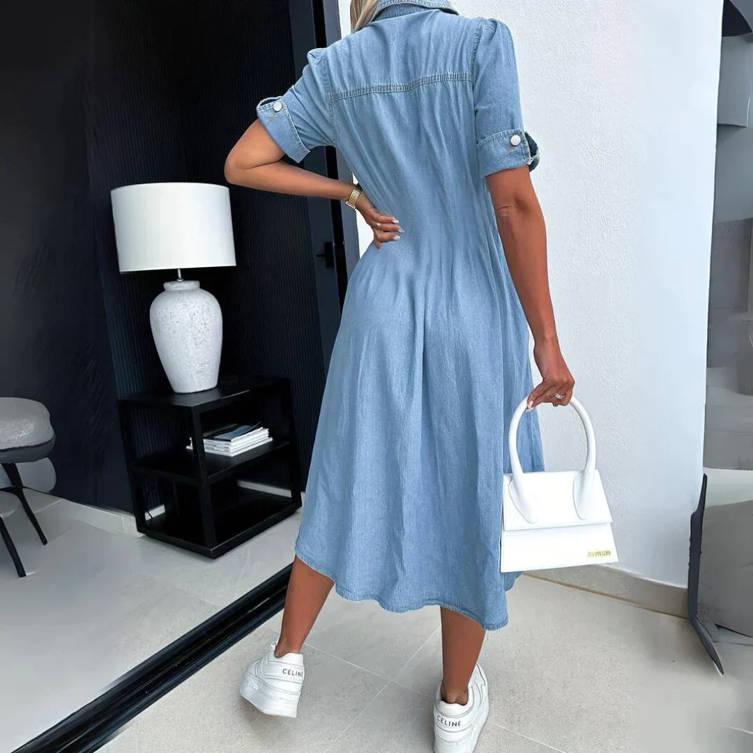 Cielo - Elegant Denimklänning