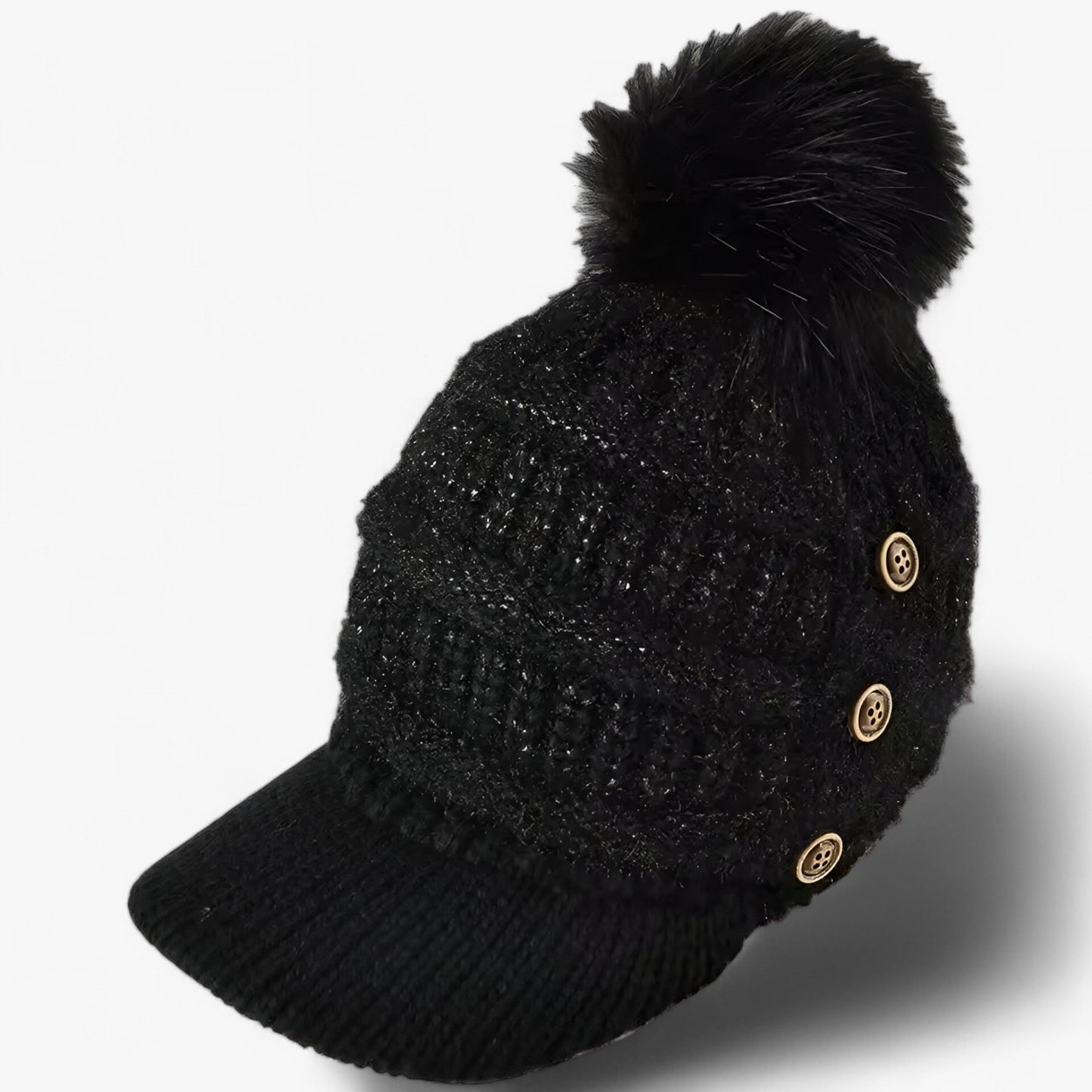 Varm Beanie med Skygge – Komfortabel og Trendy Vinterhue