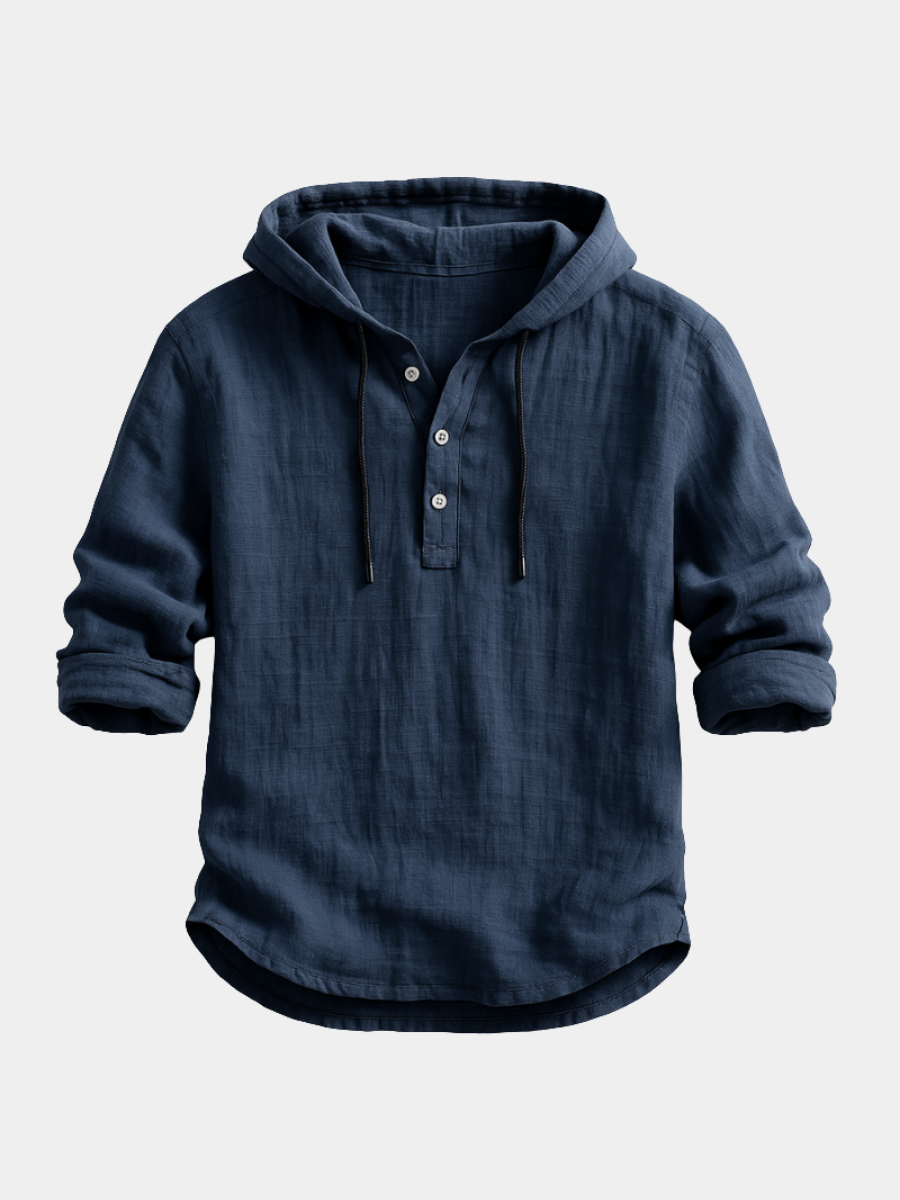 Stilren Hoodie för Män | Justerbar Huva och Ultimat Komfort