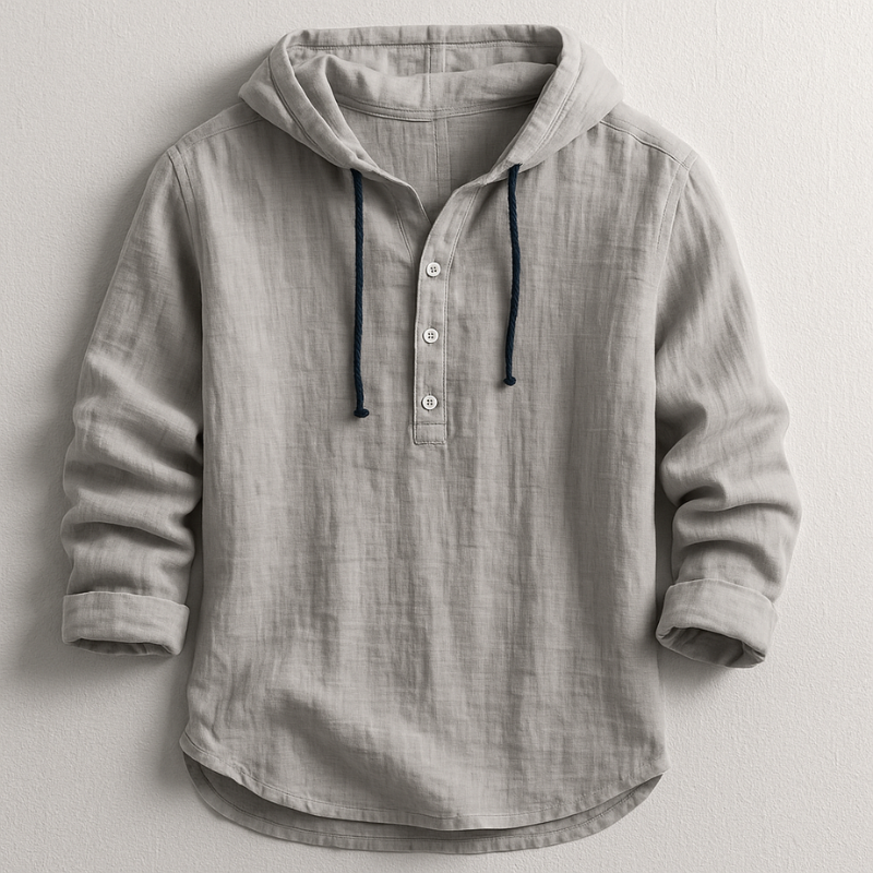 Stilren Hoodie för Män | Justerbar Huva och Ultimat Komfort