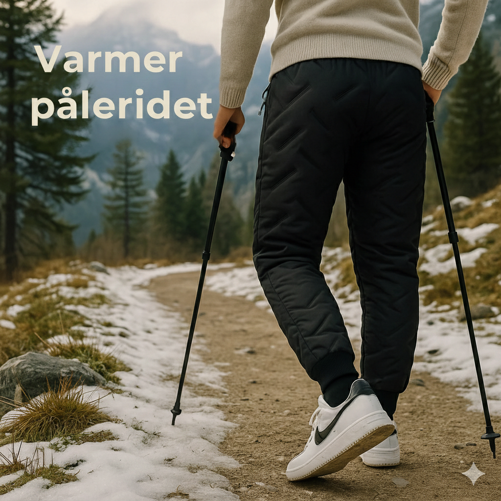 VarmNord – Thermo Joggingbukser | isolerende & varmende let & fleksibel | Udendørs fritid & hjemme komfort