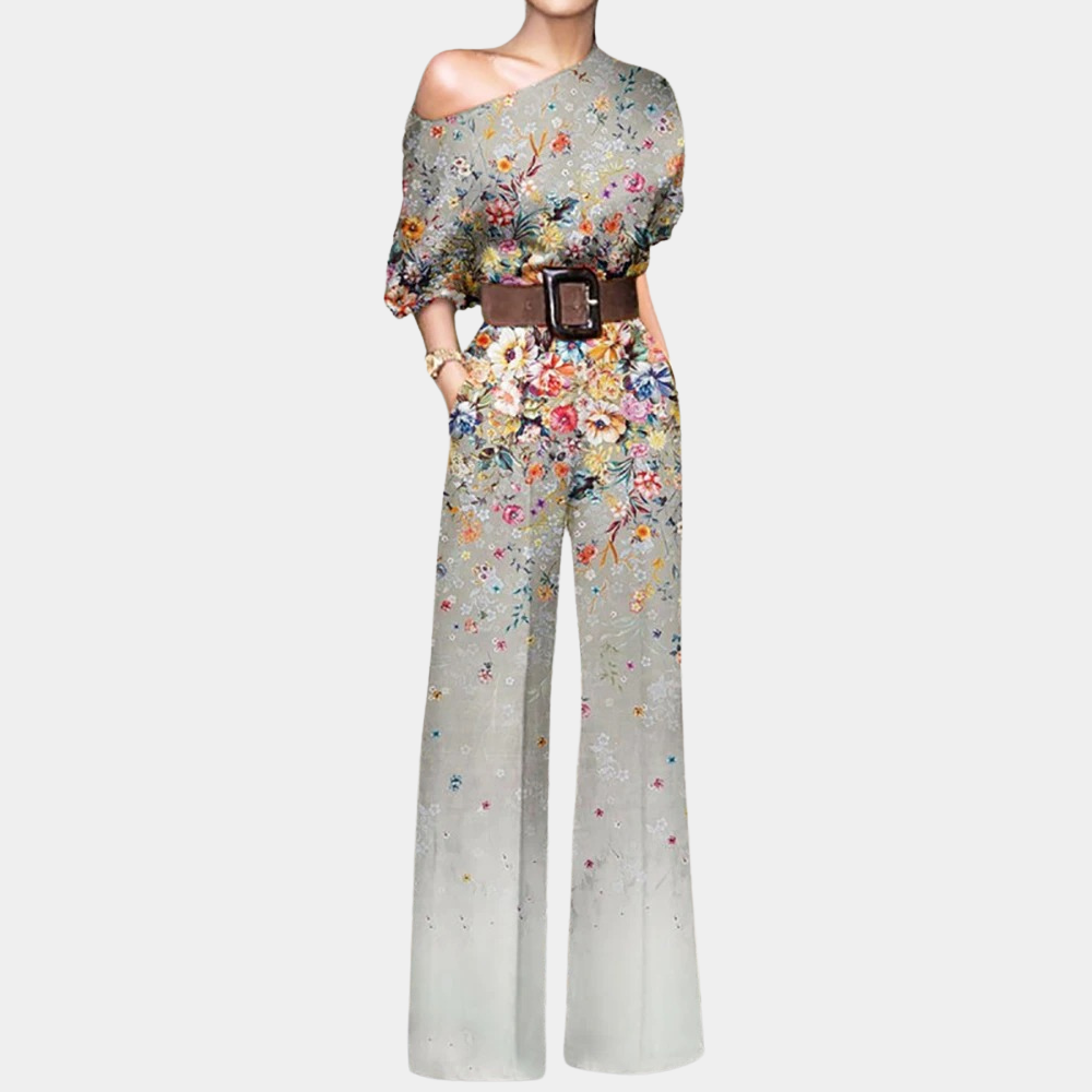 Luna| Chic jumpsuit med fjärilsprint