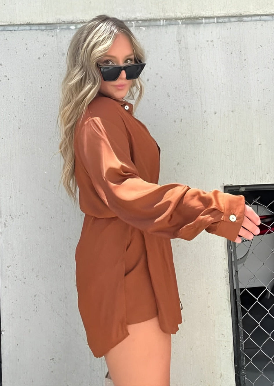 Sommarsprudlande Jumpsuit för Kvinnor | Elegant Krage & Justerbar Midja