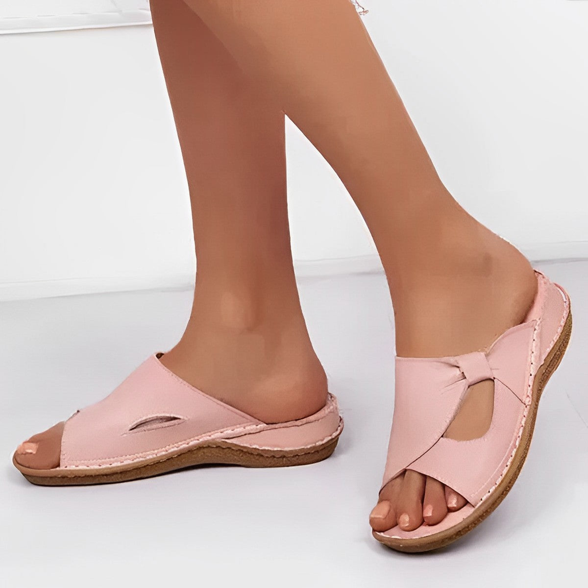 Nora | Eleganta veganska sandaler med ortopediskt stöd
