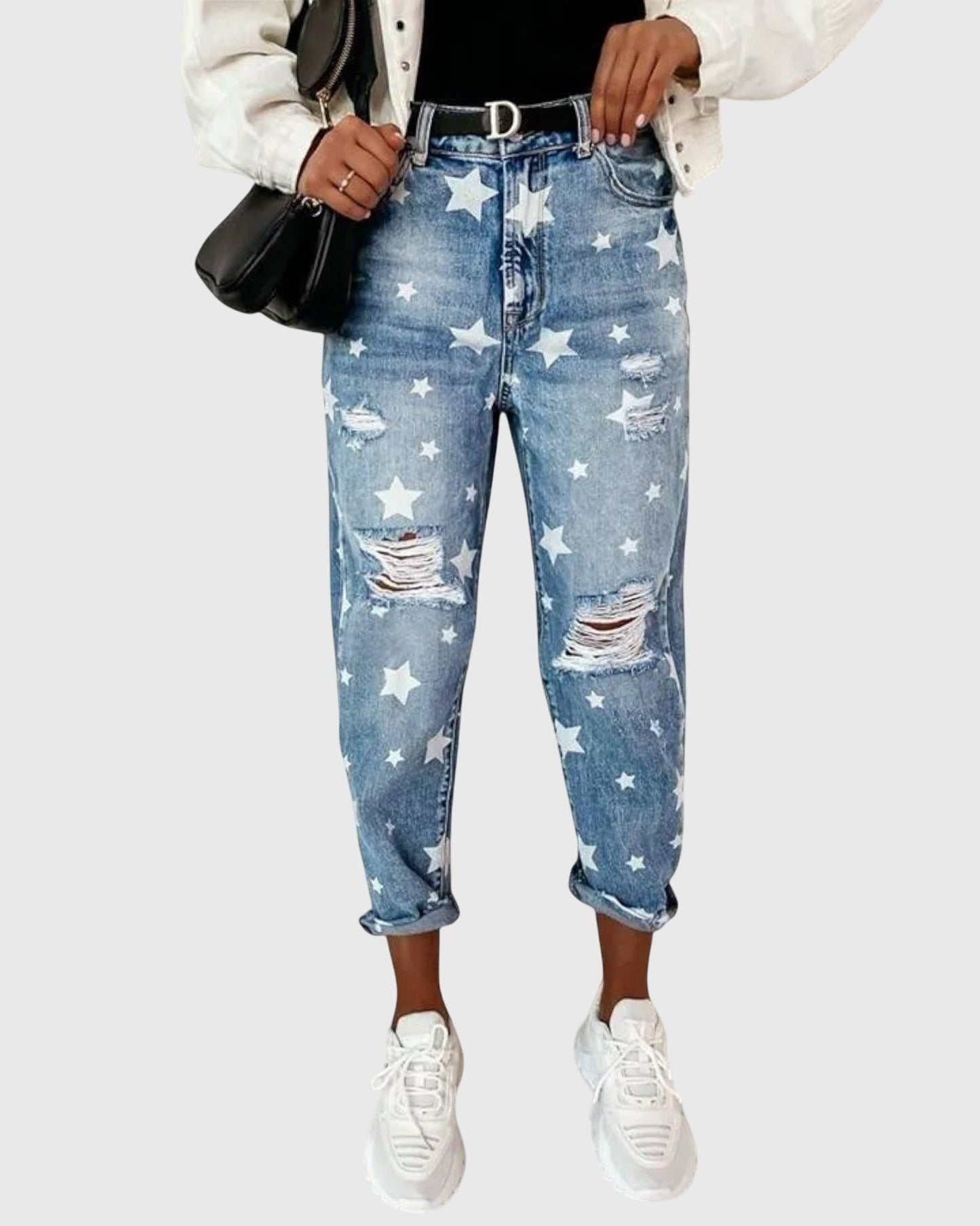 Stjerneskud Jeans – Trendy Denim med Unikt Design