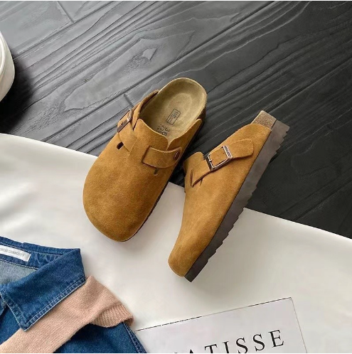 LuxeSuede | Eleganta justerbara mockaclogs