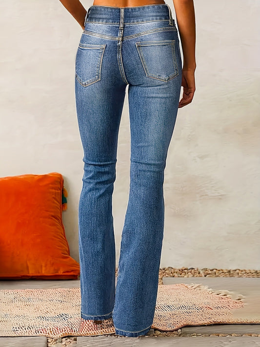 Högmidjade jeans för dam