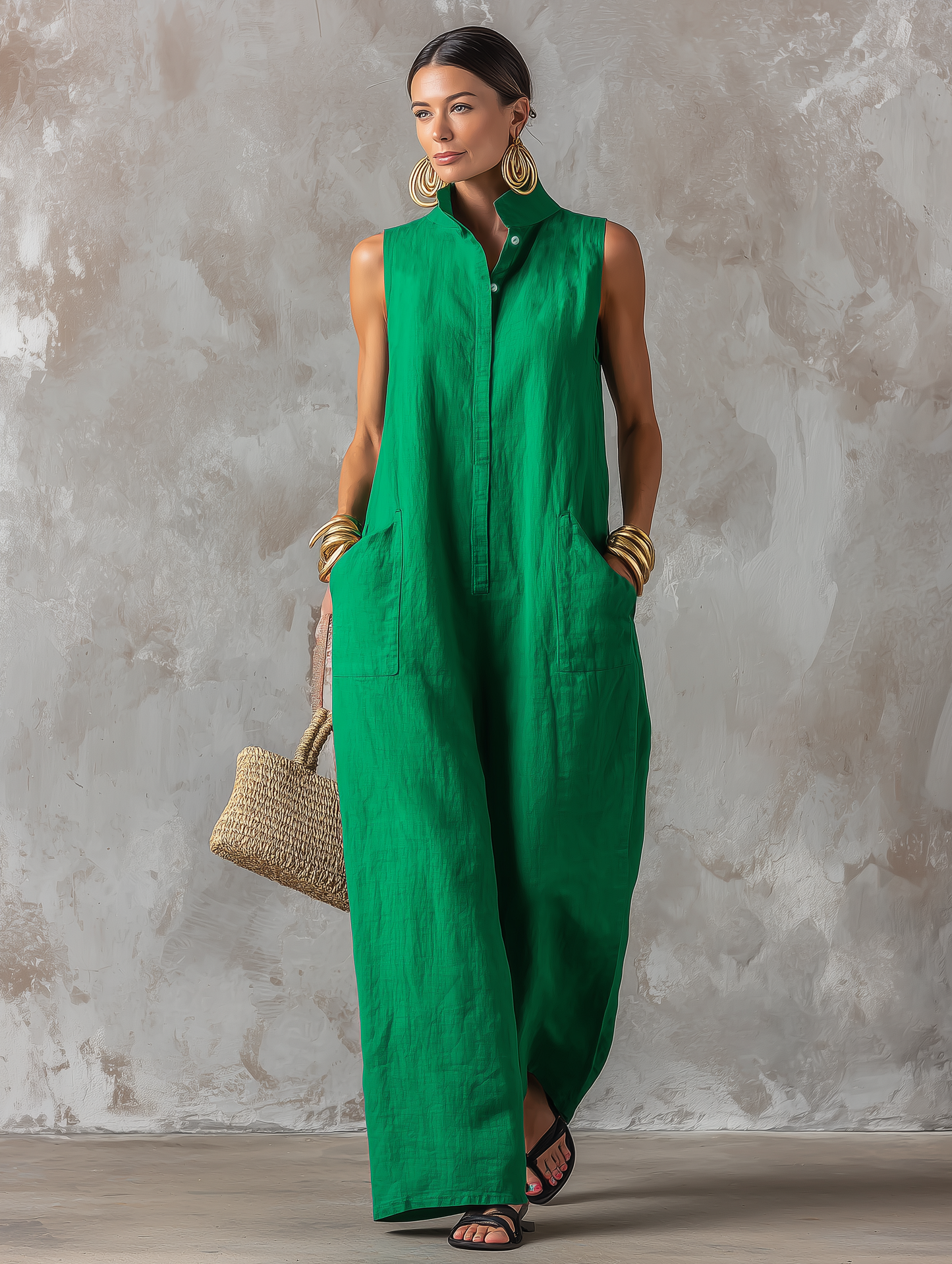 Sofia | Stilren ärmlös jumpsuit för elegant komfort