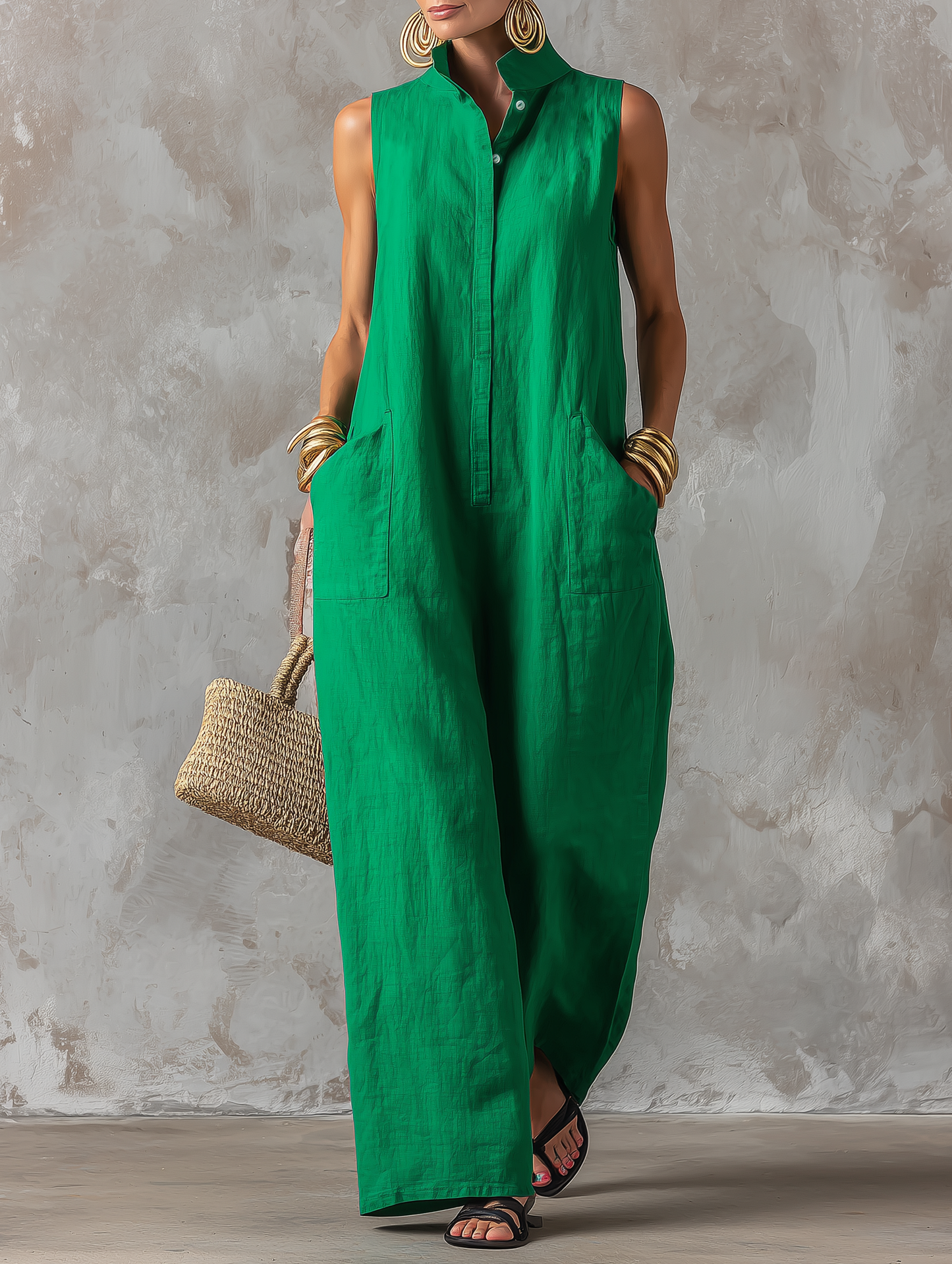 Sofia | Stilren ärmlös jumpsuit för elegant komfort