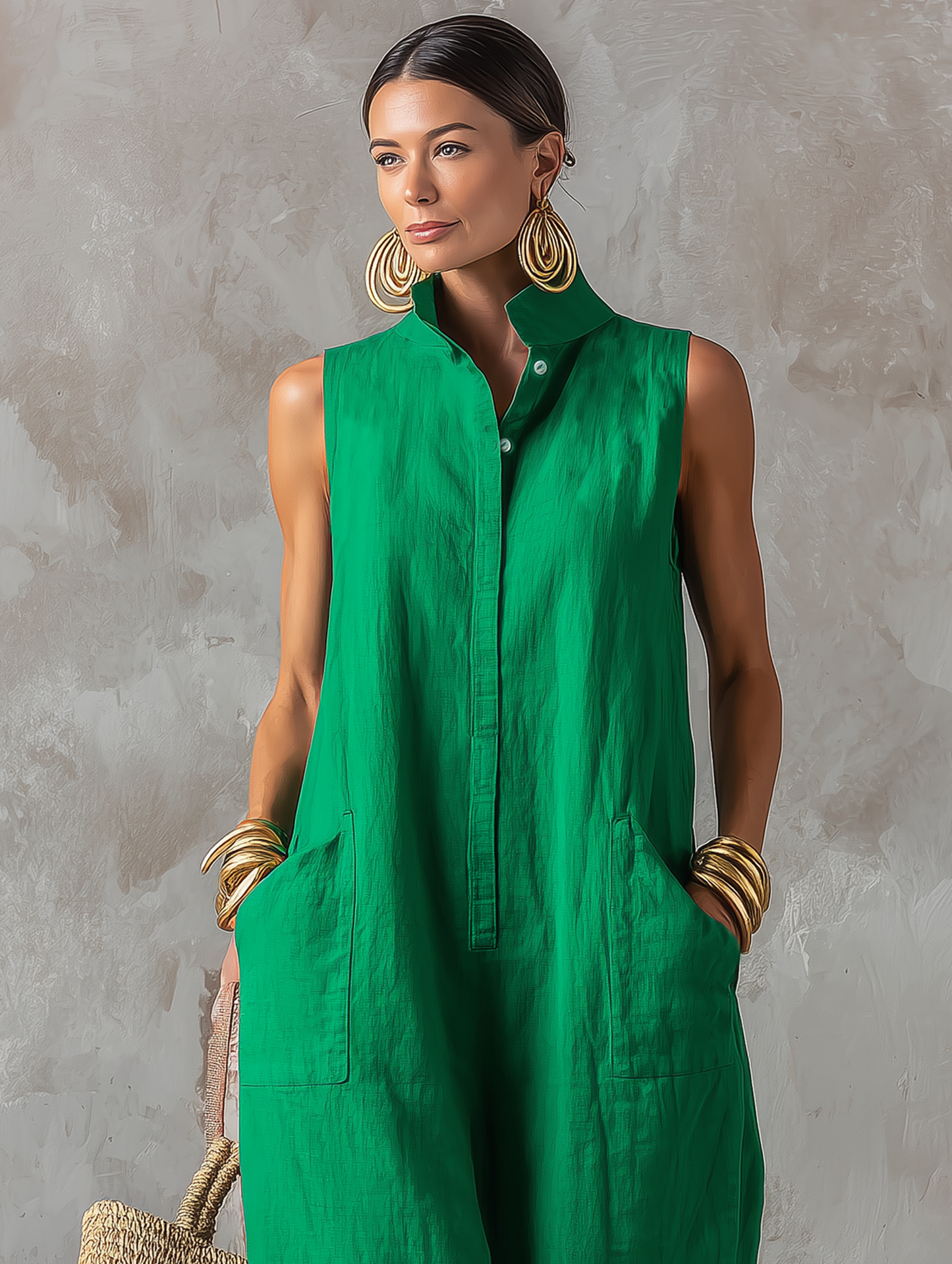 Sofia | Stilren ärmlös jumpsuit för elegant komfort