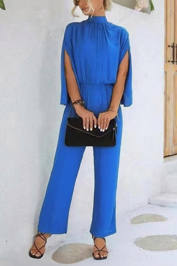 Eleganta Jumpsuit med Dramatiska Ärmar