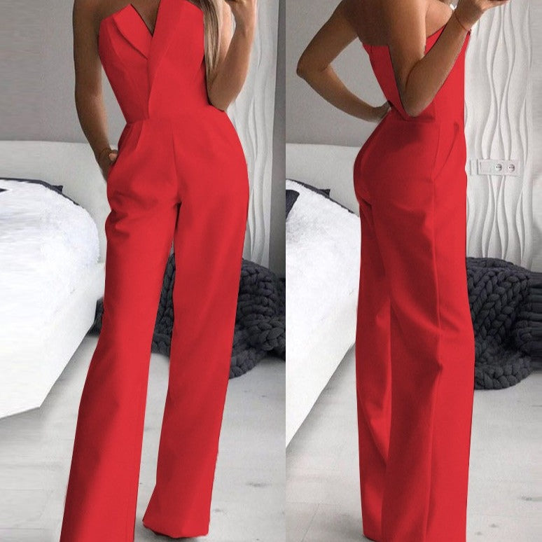 Eleganta Jumpsuiten för Kvinnor | Utan Axlar & Festlig