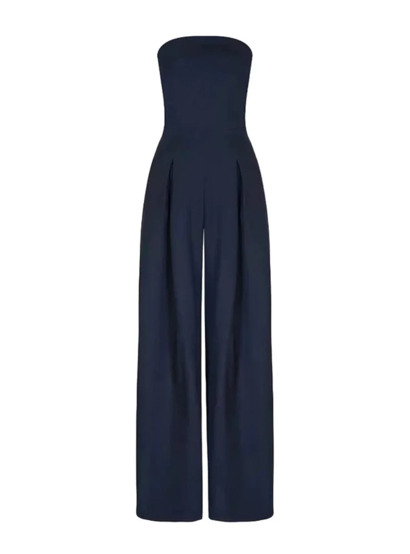 Elegant Jumpsuit utan axelband | Figursmickrande och Modern