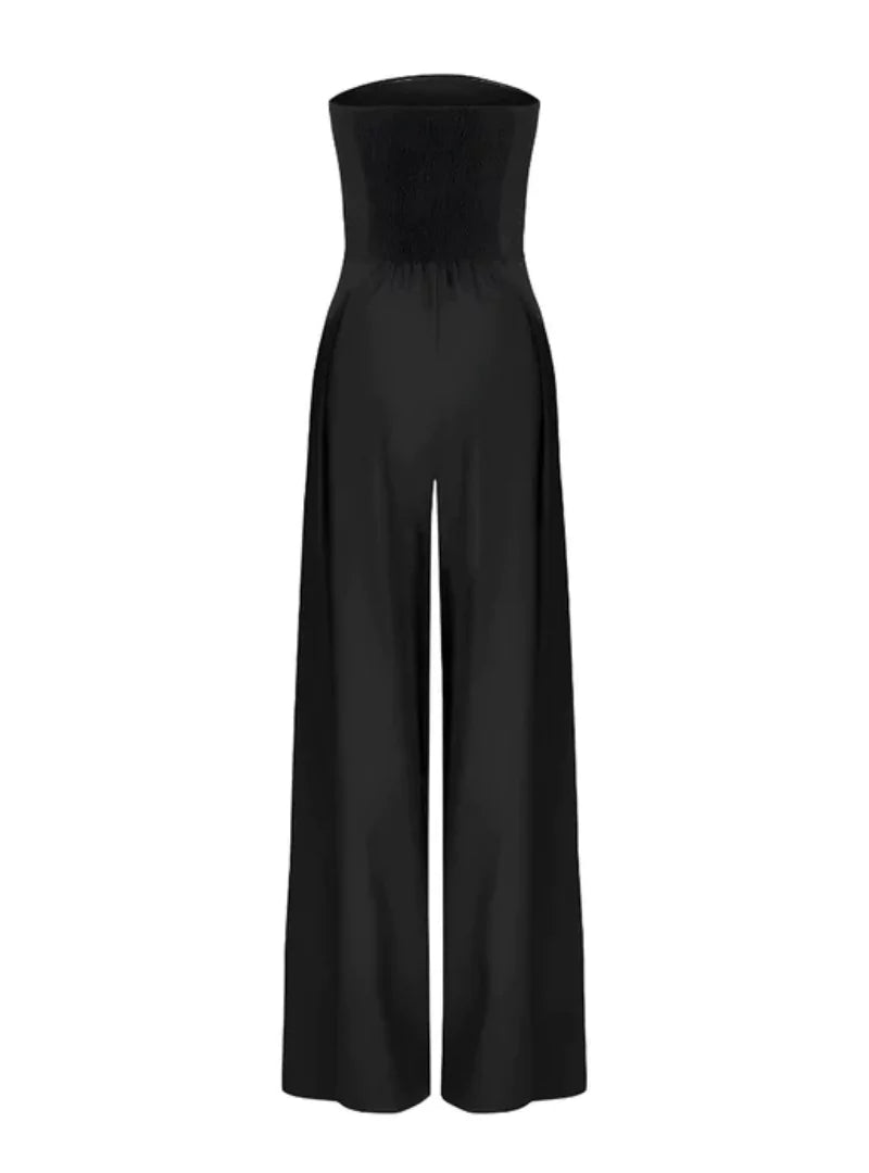 Elegant Jumpsuit utan axelband | Figursmickrande och Modern